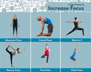yoga poses to increase focus
