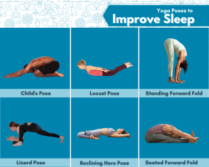 yoga poses to improve sleep