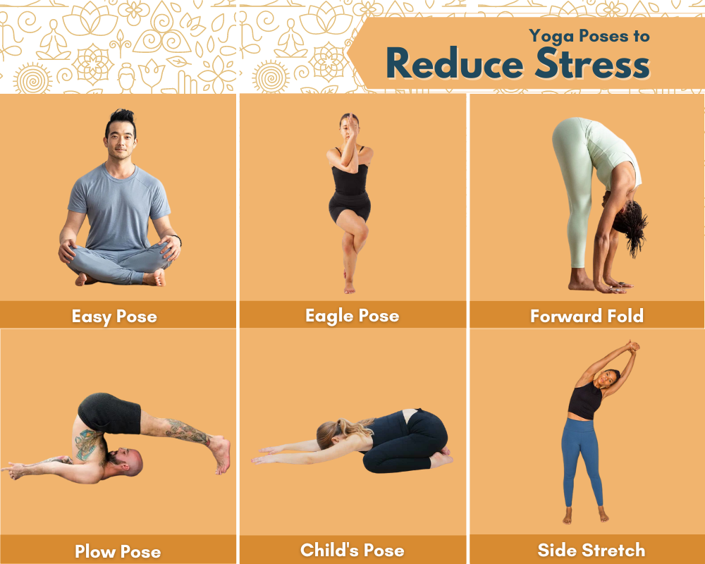 Yoga poses to reduce stress