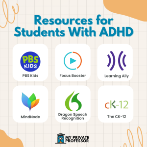 online resources for students with ADHD