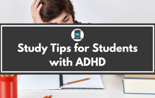 study tips for students with ADHD