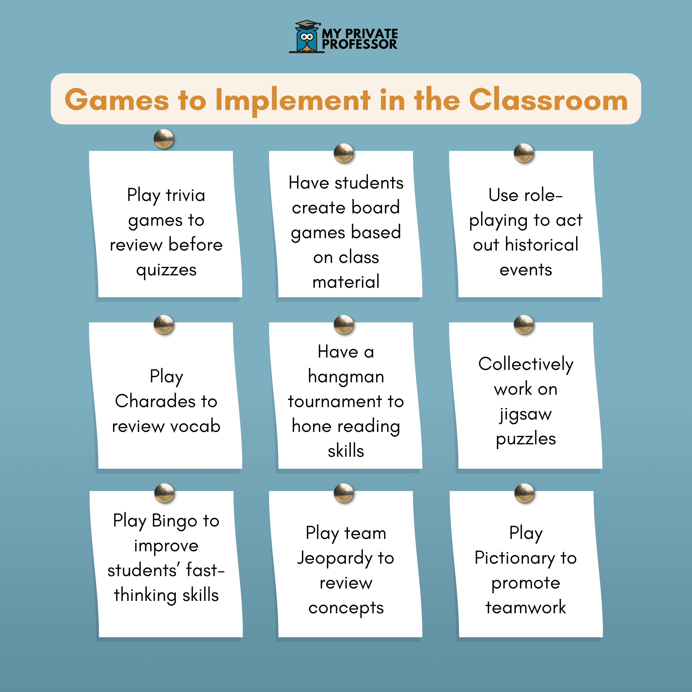 games to implement in the classroom
